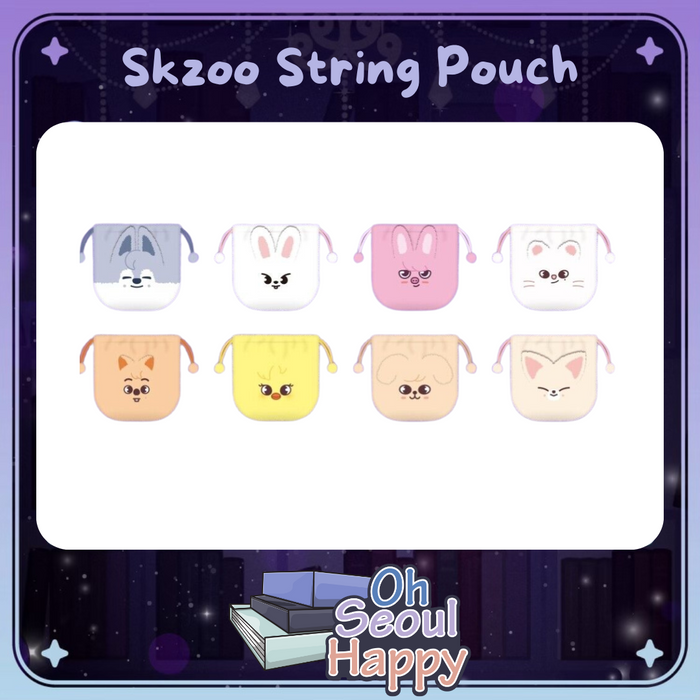 STRAY KIDS 4TH FANMEETING - SKZ'S MAGIC SCHOOL: SKZOO STRING POUCH