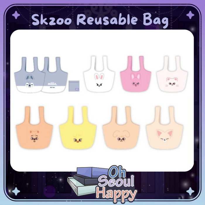 STRAY KIDS 4TH FANMEETING - SKZ'S MAGIC SCHOOL: SKZOO REUSABLE BAG