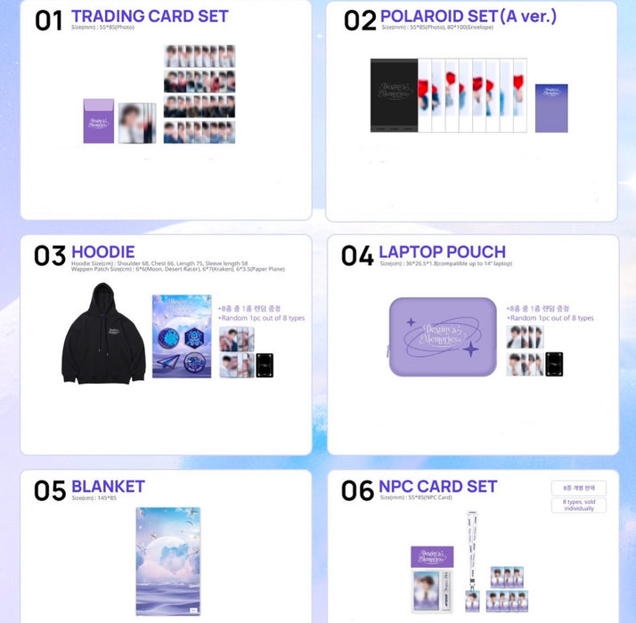 ATEEZ - DESTINY'S MEMORIES OFFICIAL MERCH