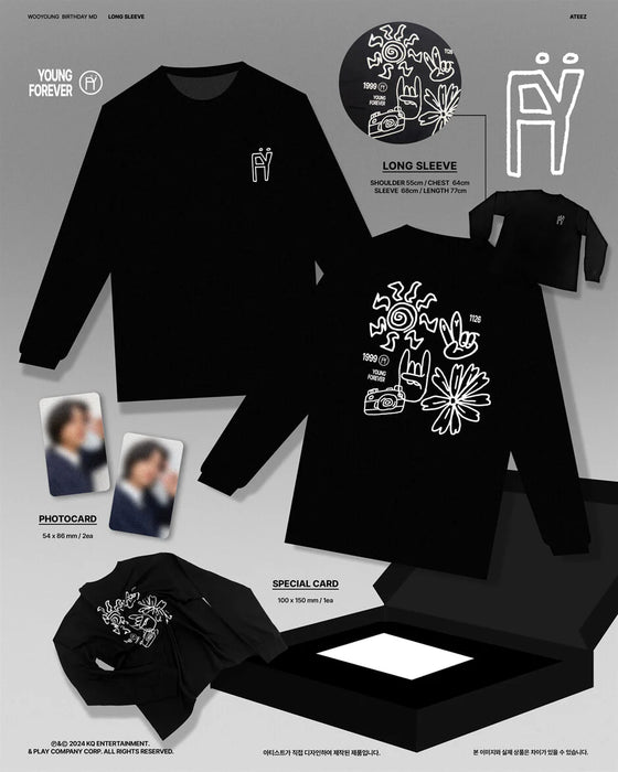 ATEEZ - HBD - WOOYOUNG - LONG SLEEVE : FY BIRTHDAY MD