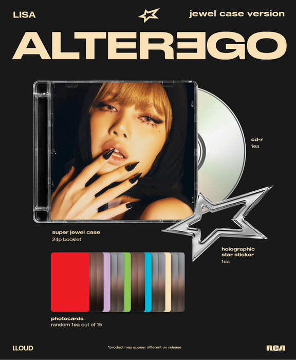 BLACKPINK - LISA - ALTER EGO (JEWEL CASE VER.)