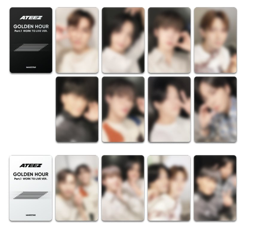 (PREORDER) ATEEZ - 10TH MINI ALBUM - GOLDEN HOUR : PART.1 (WORK TO LIVE VER.) + MAKESTAR POB