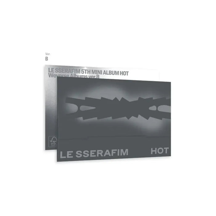 (PREORDER) LE SSERAFIM - 5TH MINI ALBUM - HOT (WEVERSE ALBUM VER)