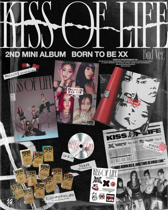 KISS OF LIFE - 2ND MINI ALBUM - BORN TO BE XX