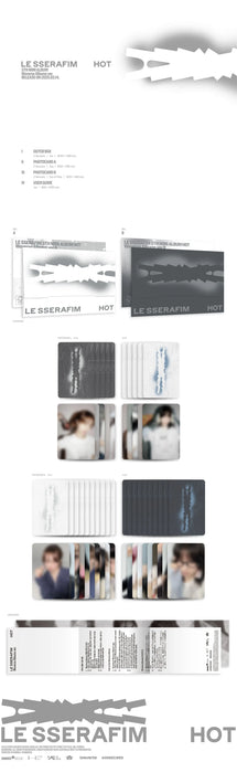 (PREORDER) LE SSERAFIM - 5TH MINI ALBUM - HOT (WEVERSE ALBUM VER)