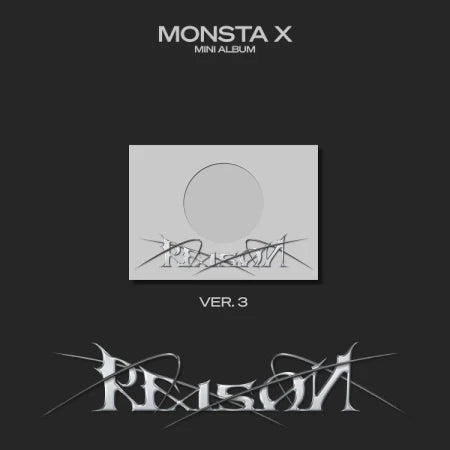 MONSTA X - 12TH MINI ALBUM - REASON - Oh Seoul Happy GRAY VER. 3 Albums