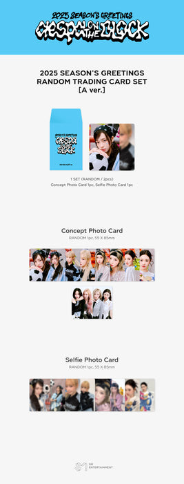 (PREORDER) AESPA - 2025 SEASON'S GREETINGS OFFICIAL MD - RANDOM TRADING CARD SET