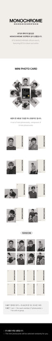 BTS - MONOCCHROME MINI PHOTO CARD