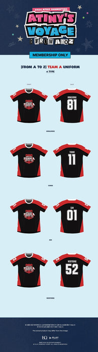 ATEEZ 2024 JAPAN FAN MEETING UNIFORM (JERSERY)  [FROM A TO Z]