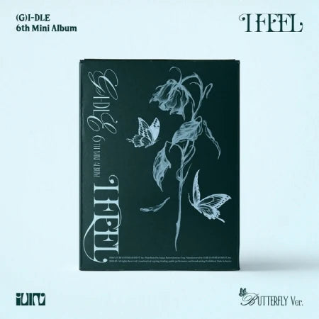 (G)I-DLE - 6TH MINI ALBUM - I FEEL - Oh Seoul Happy BUTTERFLY Albums