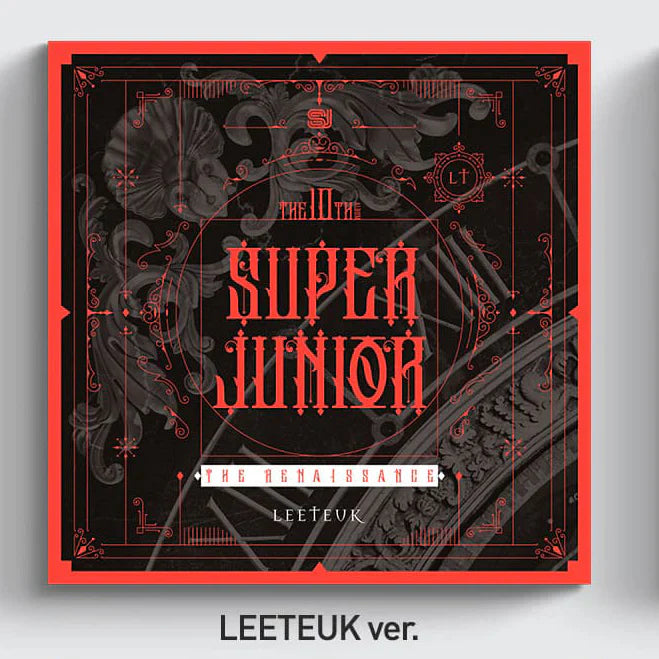 SUPER JUNIOR - 10TH ALBUM - THE RENAISSANCE (SQUARE STYLE) - Oh Seoul Happy LEETEUK