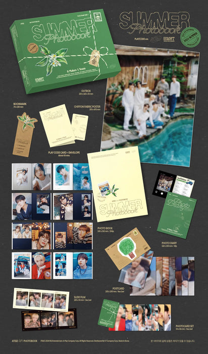 ATEEZ - 2024 SUMMER PHOTOBOOK PLAYCODE