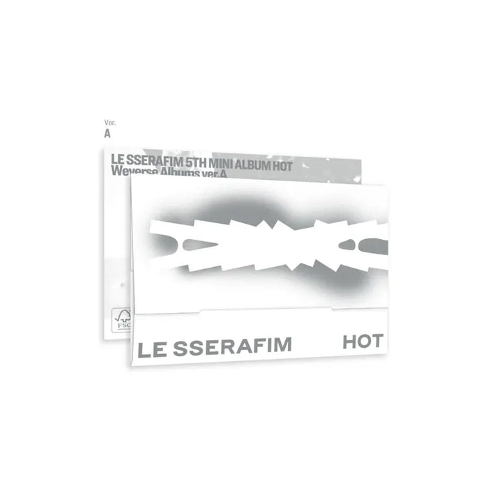 (PREORDER) LE SSERAFIM - 5TH MINI ALBUM - HOT (WEVERSE ALBUM VER)