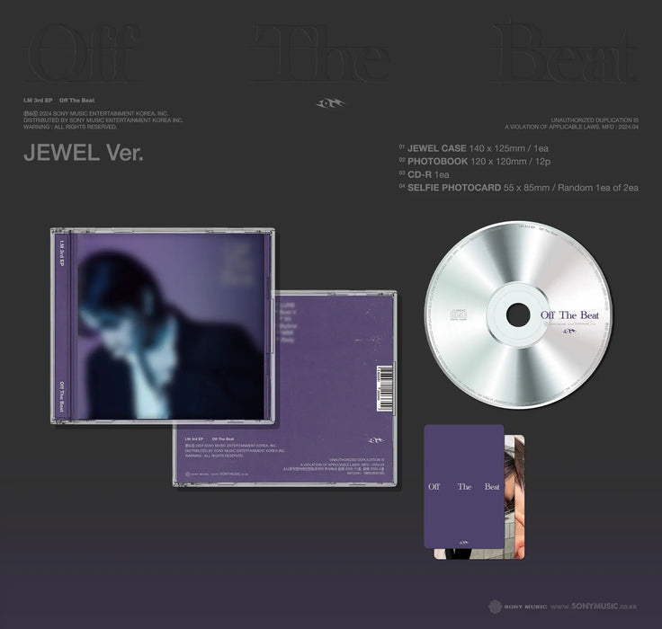 MONSTA X - I.M - 3RD EP ALBUM - OFF THE BEAT (JEWEL CASE VER.)