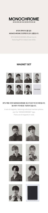 BTS - MONOCHROME MAGNET SET