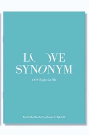 MONSTA X - WONHO - 1ST MINI ALBUM - LOVE SYNONYM 1. RIGHT FOR ME